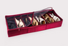 Under Bed Footwear Organiser - Crimson