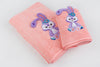 Bunny Towel Napkin Set - Peach