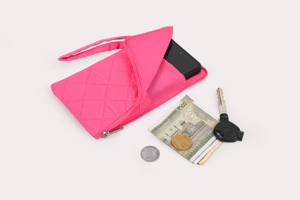 Cell Phone Pouch – Rose milk