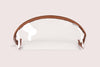 Transparent Wide Access Travel Organiser - Chocolate