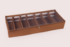Under Bed Footwear Organiser - Chocolate