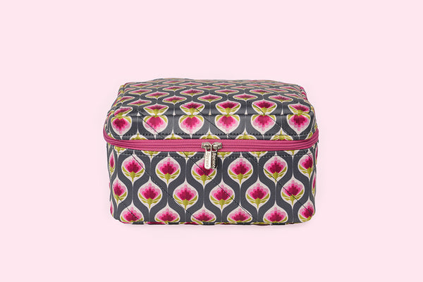 Cosmetic Organiser (Vanity) - Purple Bloom