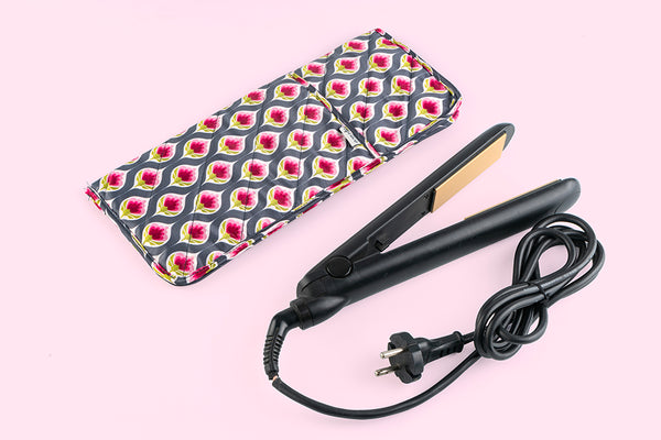 Curling and Flat Iron Cover – Purple Bloom