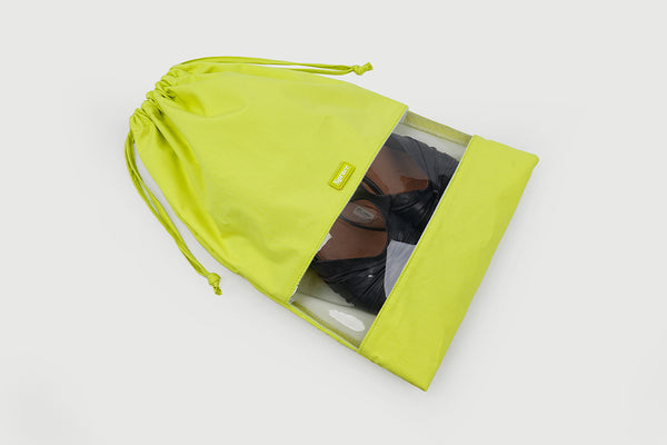 Drawstring Shoe Bag - Avocado