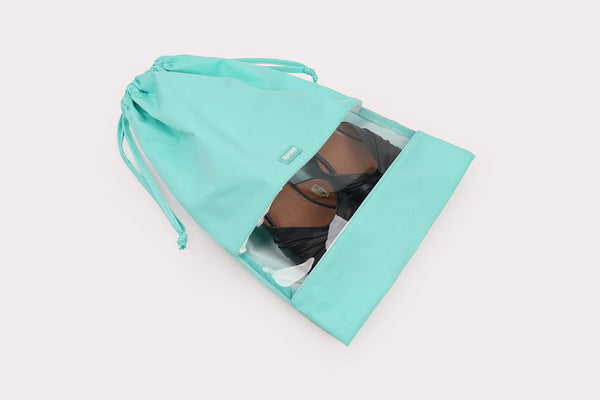 Drawstring Shoe Bag - Pool party