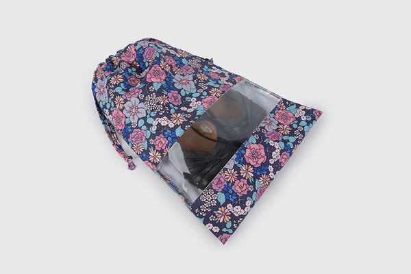 Drawstring Shoe Bag - Secret Garden