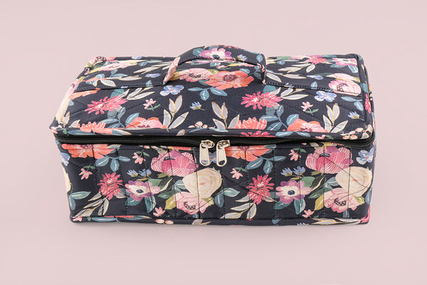 Earring Organiser - 12 Detachable pouch (Floral Dream)