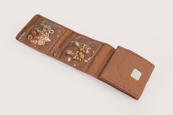 Earring Organiser (Foldable) - Chocolate
