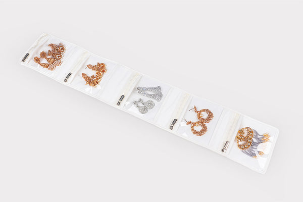 Earring Organiser (Foldable) - Pearl