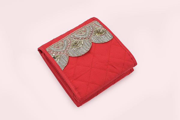 Earring Organiser (Foldable) - Scarlet