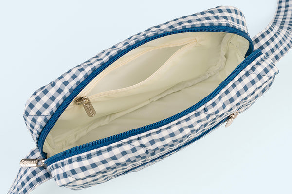 Everyday Sling Bag - Blue Checks