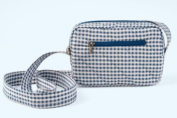 Everyday Sling Bag - Blue Checks