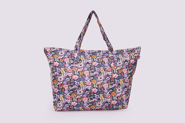 Foldable Shopping Bag- Lavender Lush