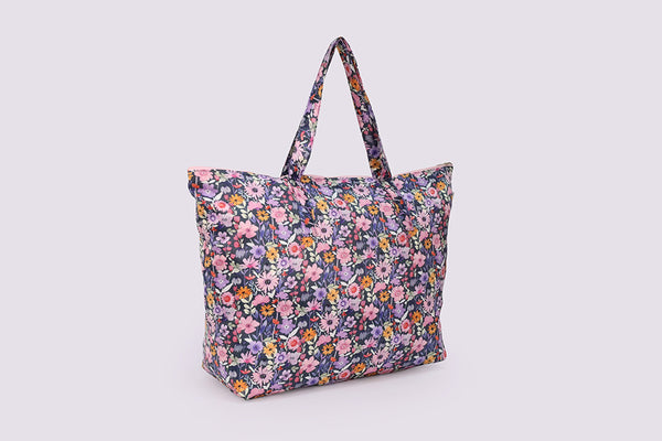 Foldable Shopping Bag- Lavender Lush