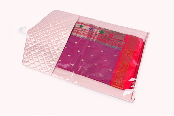 Saree/Dress Organiser (Hanging) - Champagne pink
