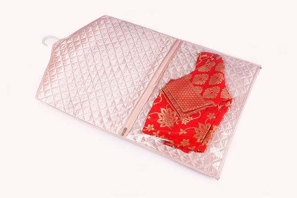 Saree/Dress Organiser (Hanging) - Champagne pink