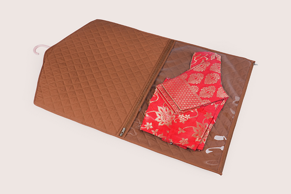 Saree/Dress Organiser (Hanging) - Chocolate