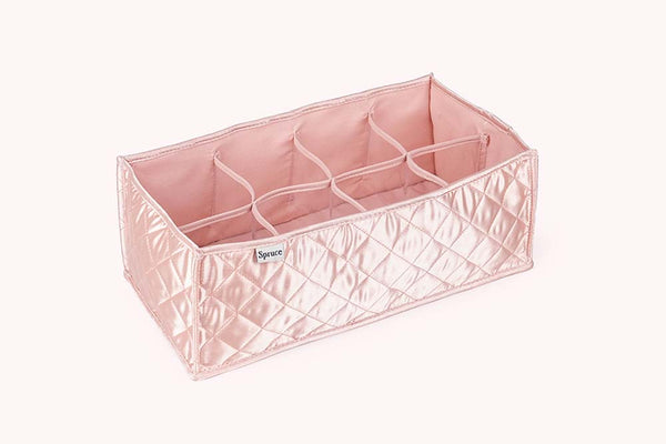 Innerwear Organiser (8 Compartments) - Champagne Pink