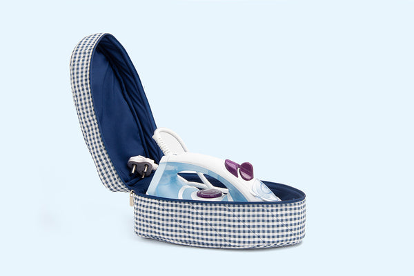 Iron Organiser - Blue Checks