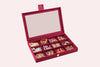 Jewellery Box (12 Partitions) - Maroon