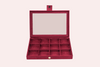 Jewellery Box (12 Partitions) - Maroon