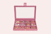 Jewellery Box (12 Partitions) - Old Rose