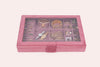 Jewellery Box (16 Partitions) - Old Rose