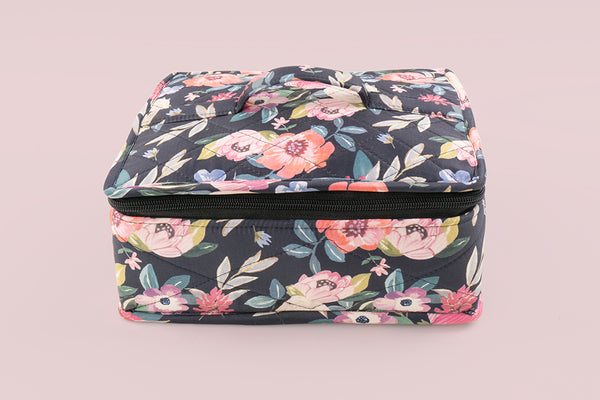 Jewellery Organiser - 4 Detachable pouch (Floral Dream)
