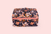 Jewellery Organiser - 4 Detachable pouch (Peach petals)