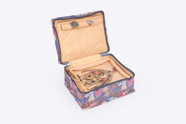 Jewellery Organiser - 4 Detachable pouch (Wildflower)