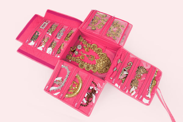 Jewellery Organiser - Big (BJ4) Rose milk