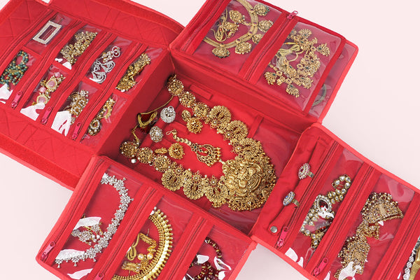 Jewellery Organiser - Big (BJ4) Scarlet