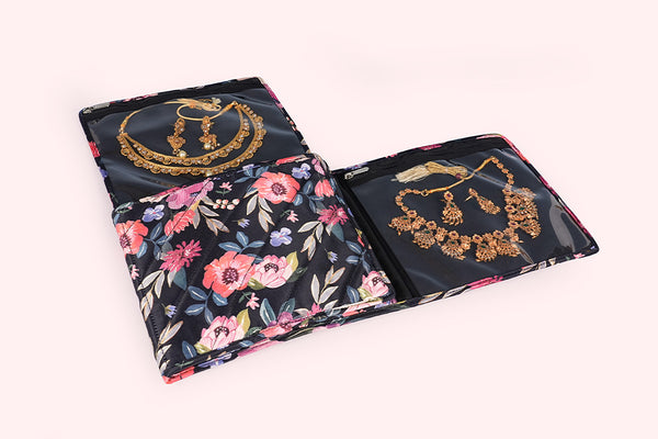 Jewellery Organiser (4 Flap) - Floral Dream