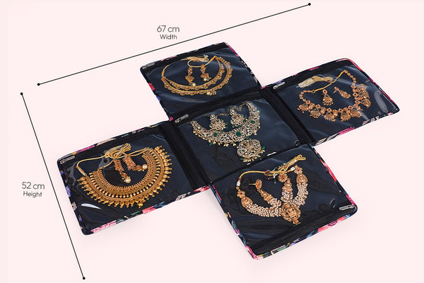 Jewellery Organiser (4 Flap) - Floral Dream