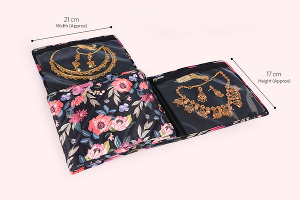 Jewellery Organiser (4 Flap) - Floral Dream