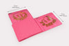 Jewellery Organiser (4 Flap) -Rose milk
