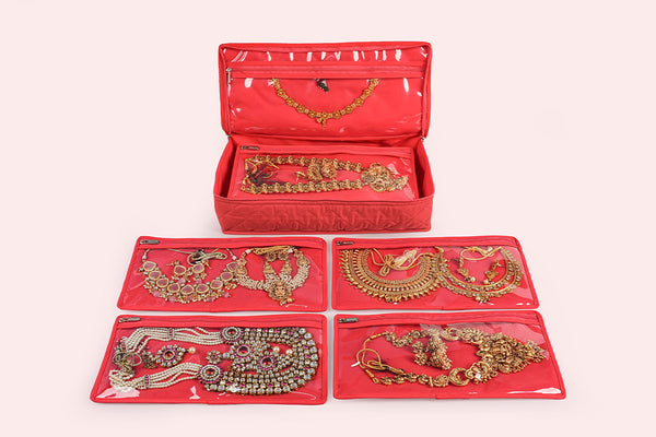 Jewellery Organiser (5P BIG) - Scarlet