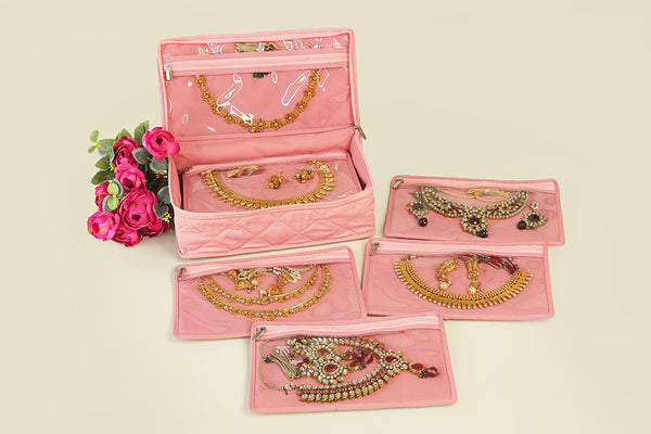 Jewellery Organiser (5P) - Blush Pink