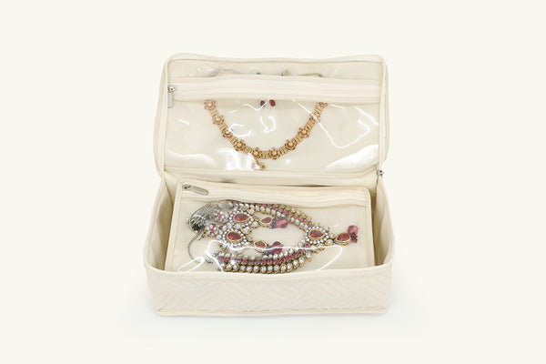 Jewellery Organiser (5P) - Cream