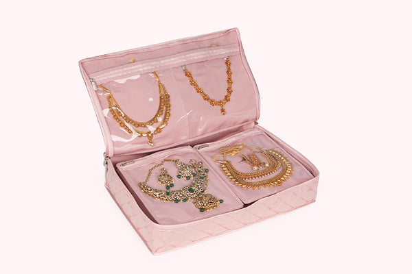 Jewellery organiser (XL) - Champagne Pink