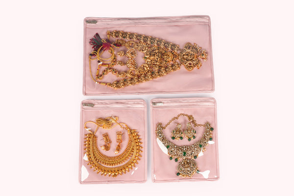 Jewellery organiser (XL) - Champagne Pink