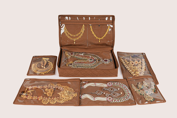 Jewellery organiser (XL) - Chocolate