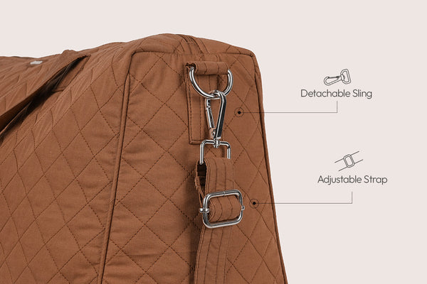 Large Travel Bag - Chocolate