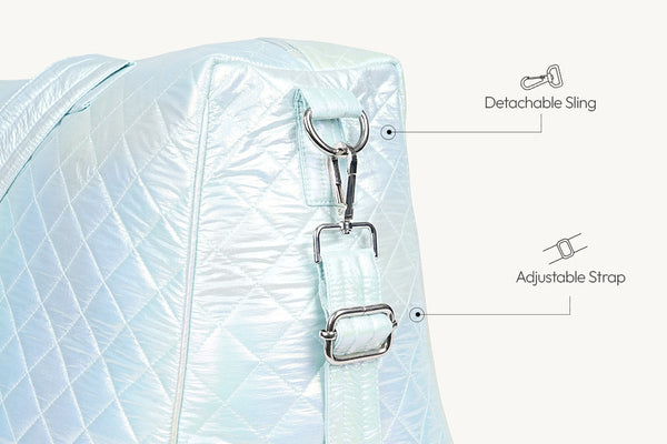 Large Travel Bag - Crystal cloud