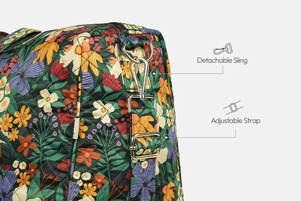 Large Travel Bag - Petal Poetry
