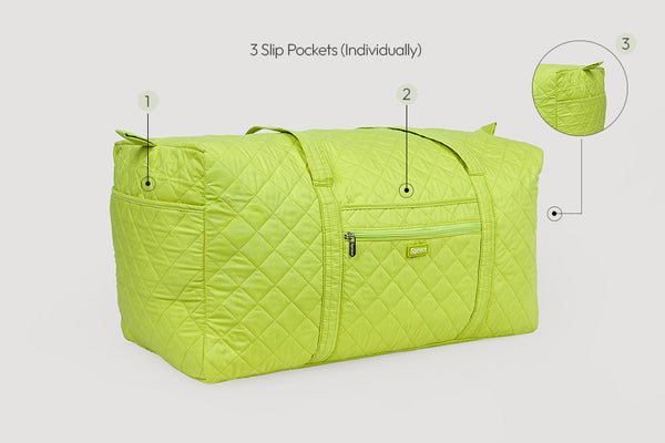 Large Travel Duffel Bag - Avocado