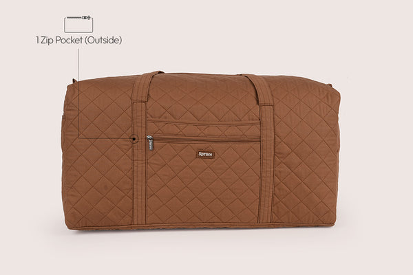 Large Travel Duffel Bag - Chocolate