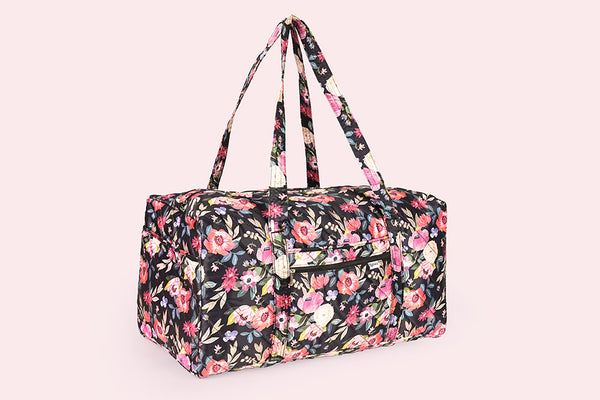Large Travel Duffel Bag - Floral Dream