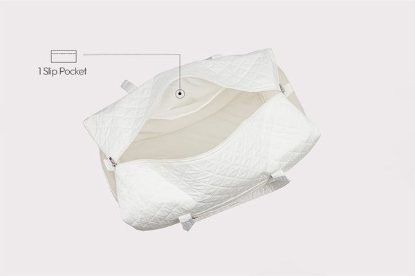 Large Travel Duffel Bag - Pearl