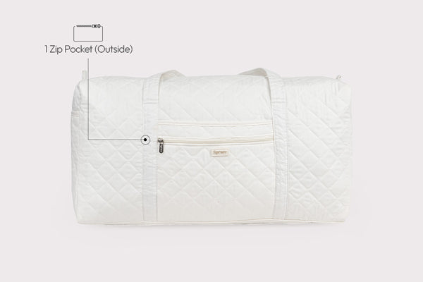 Large Travel Duffel Bag - Pearl